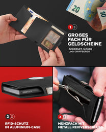 Black, Münzfach Mini