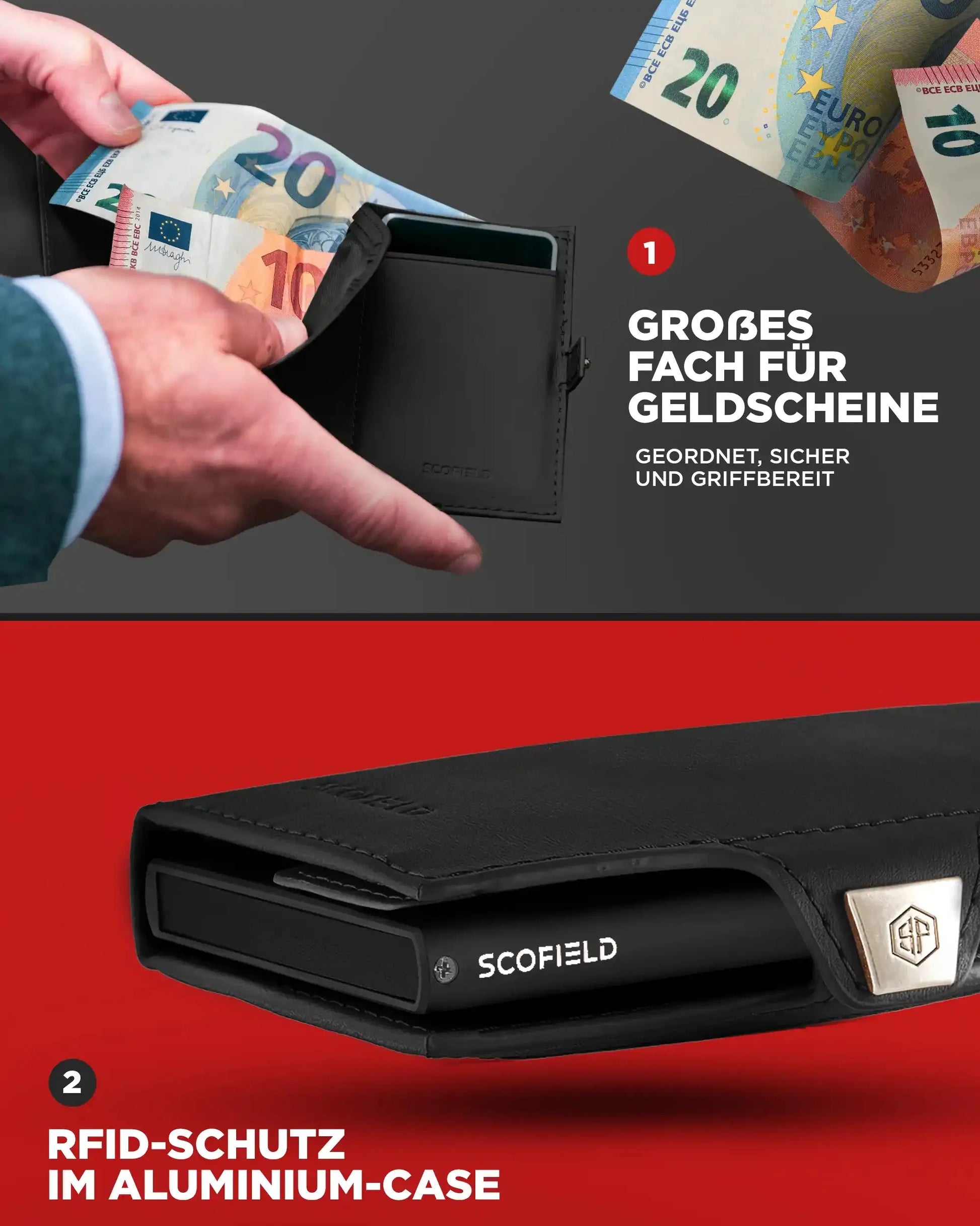 Black - Matte Black, Ohne Münzfach