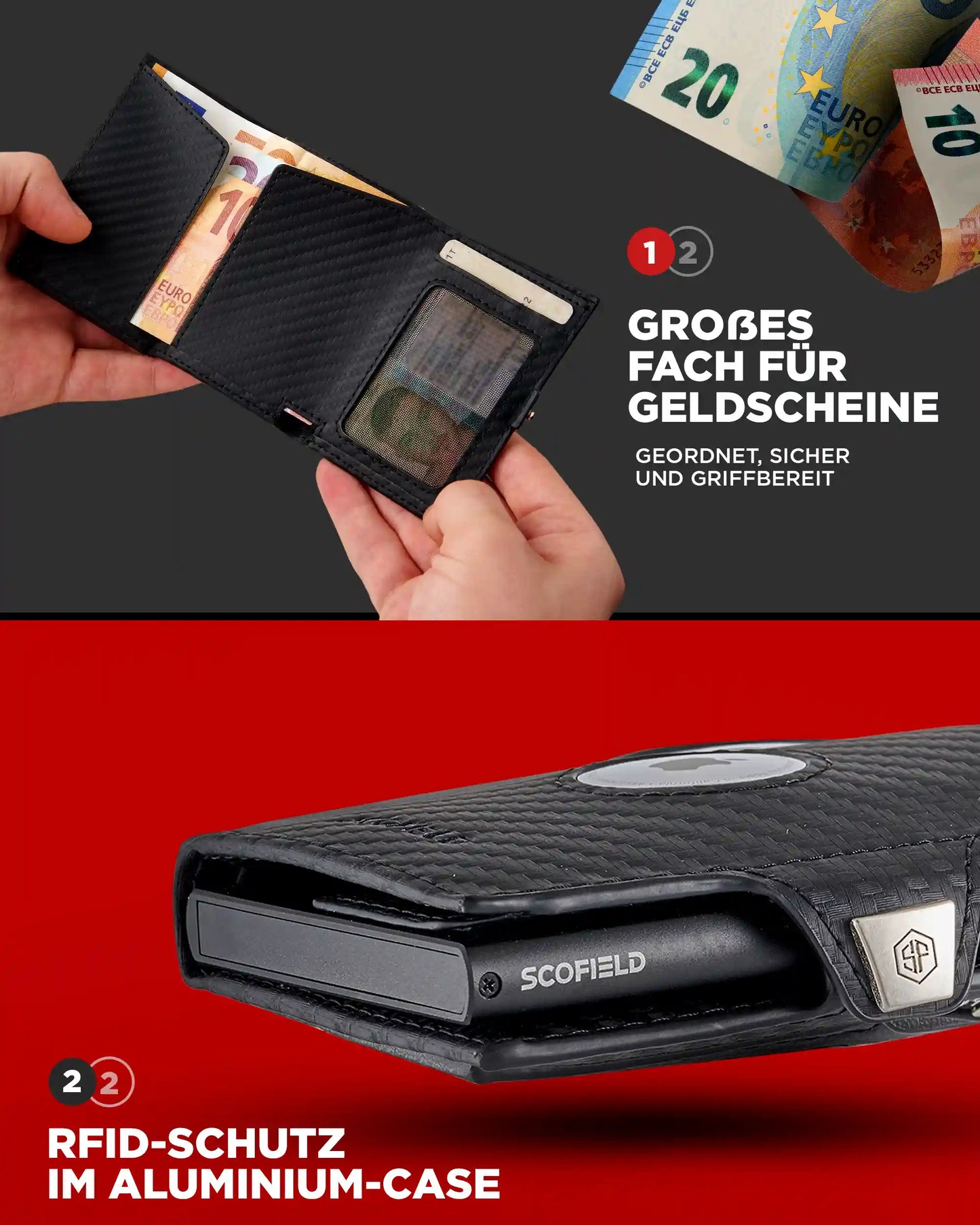 Black - Matte Black, Ohne Münzfach