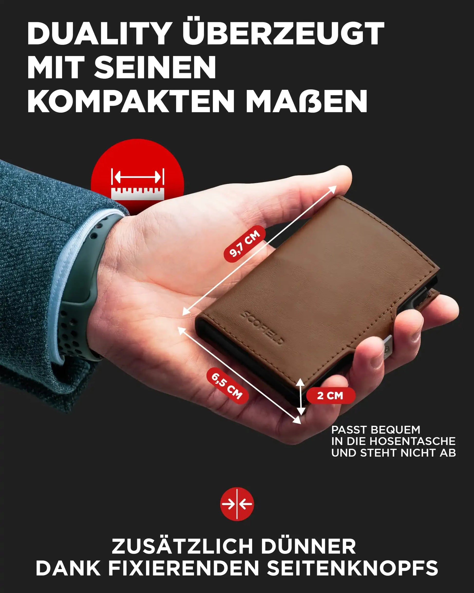Brown - Chocolate Brown, Münzfach Mini,
Brown - Chocolate Brown, Ohne Münzfach