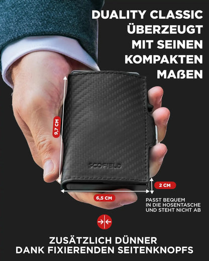 Carbon - Matte Black, Münzfach Mini, Carbon - Matte Black, Ohne Münzfach