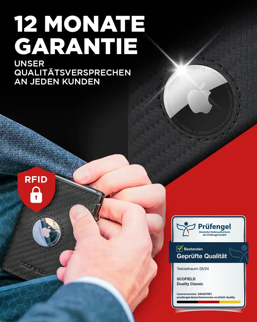 Carbon - Matte Black, Ohne Münzfach,
Carbon - Matte Black, Münzfach Mini,
Carbon - Matte Black, Münzfach Max