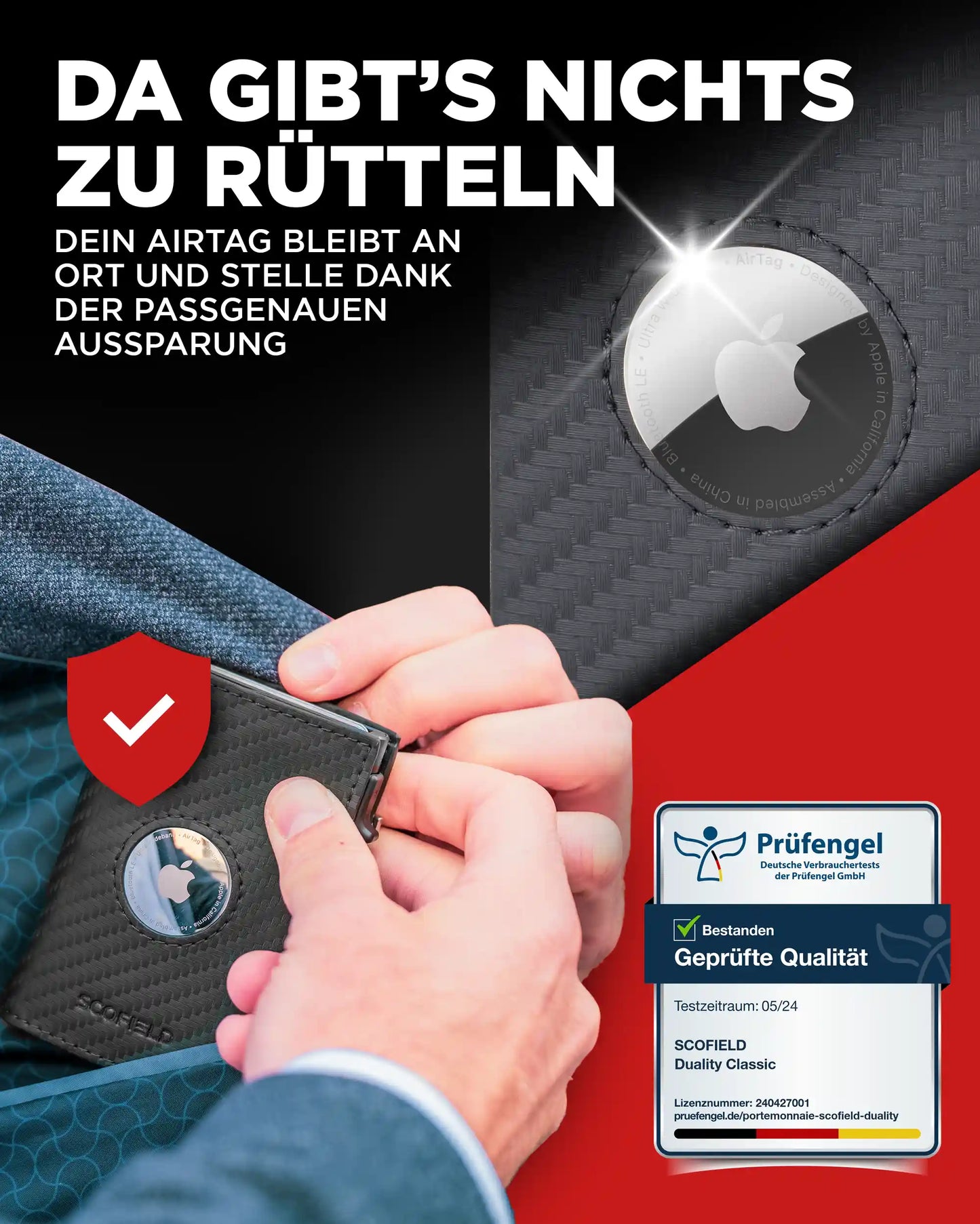 Carbon - Matte Black, Ohne Münzfach,
Carbon - Matte Black, Münzfach Mini,
Carbon - Matte Black, Münzfach Max