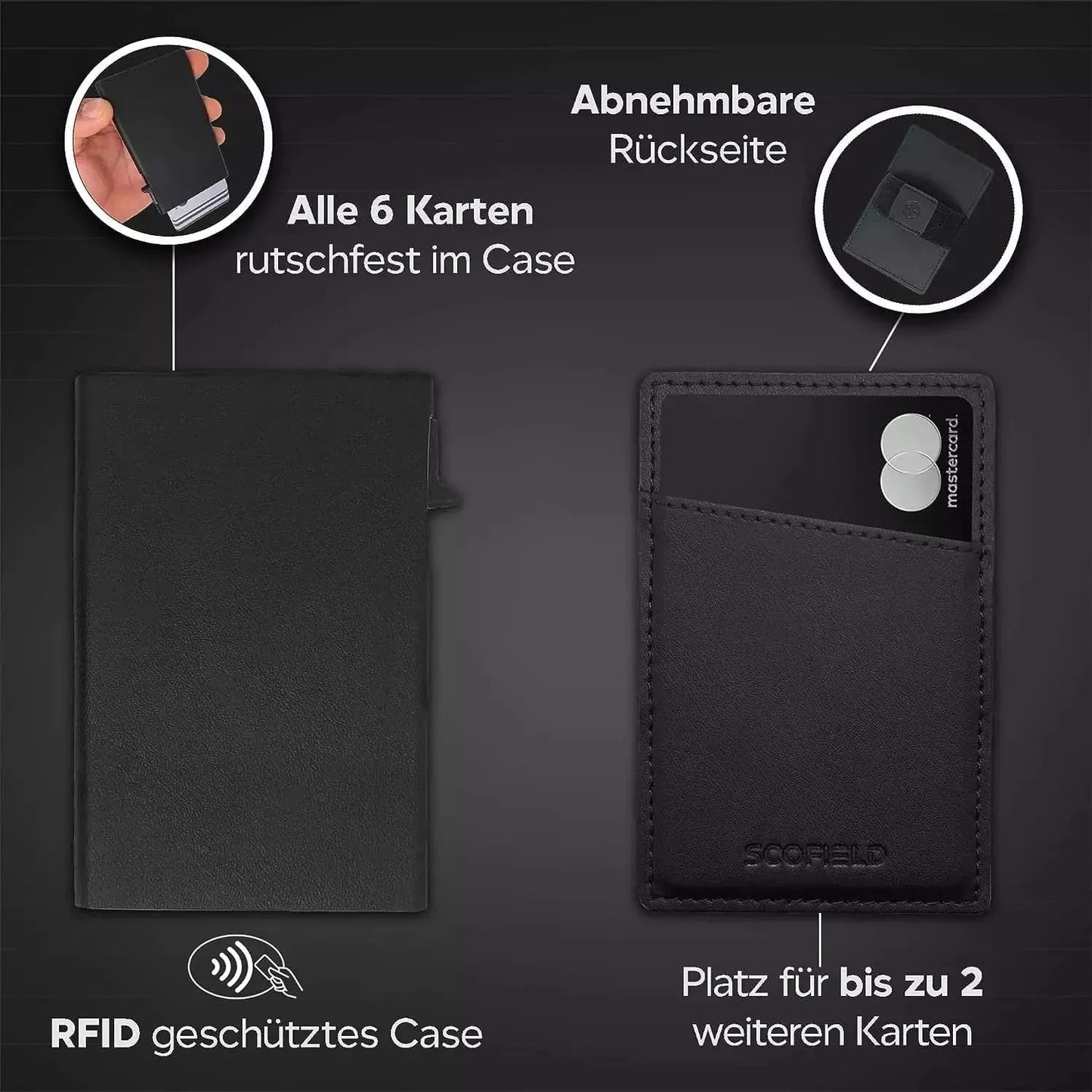 Black - Matte Black, Ohne Münzfach,
Brown - Matte Black, Ohne Münzfach