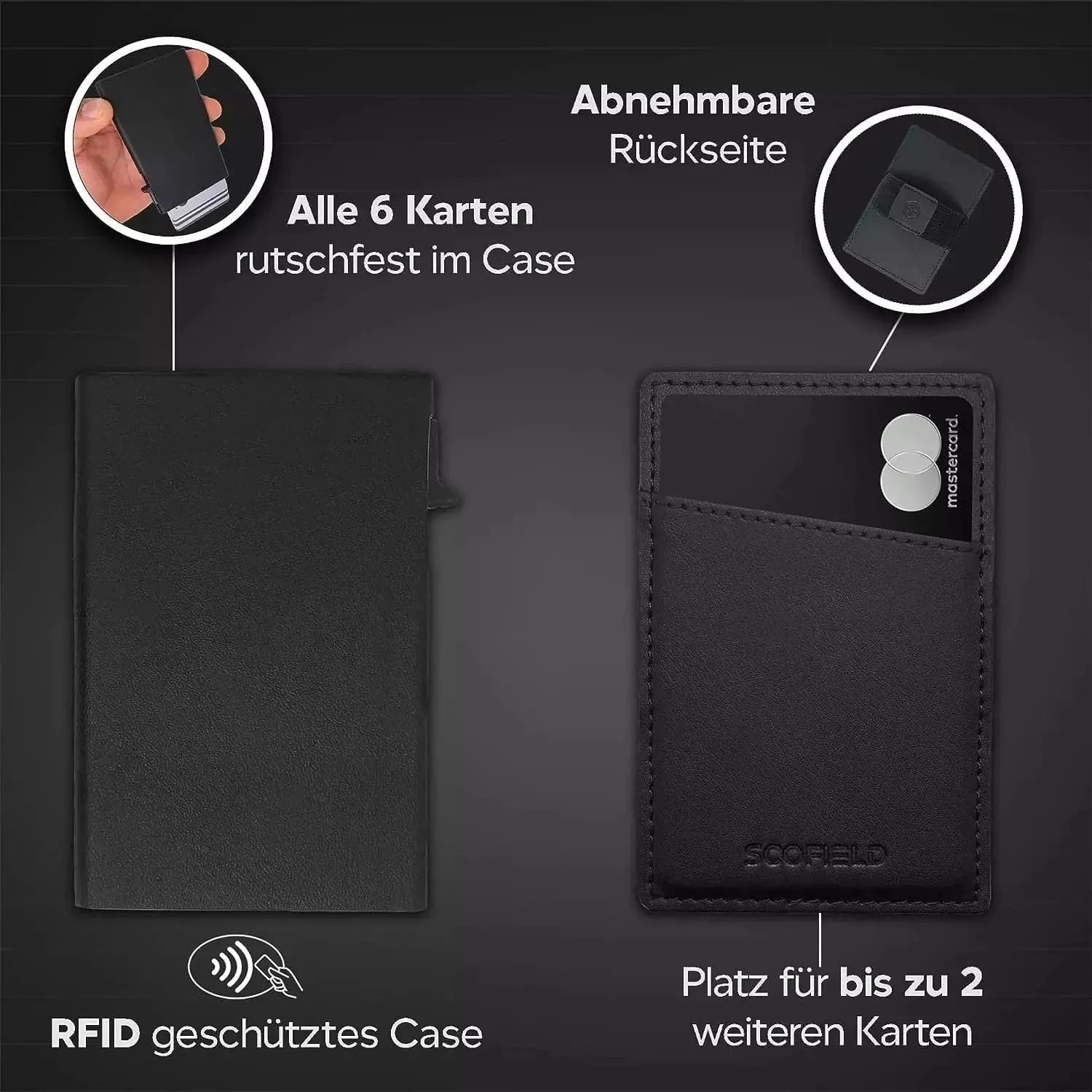 Black - Matte Black, Ohne Münzfach,
Brown - Matte Black, Ohne Münzfach