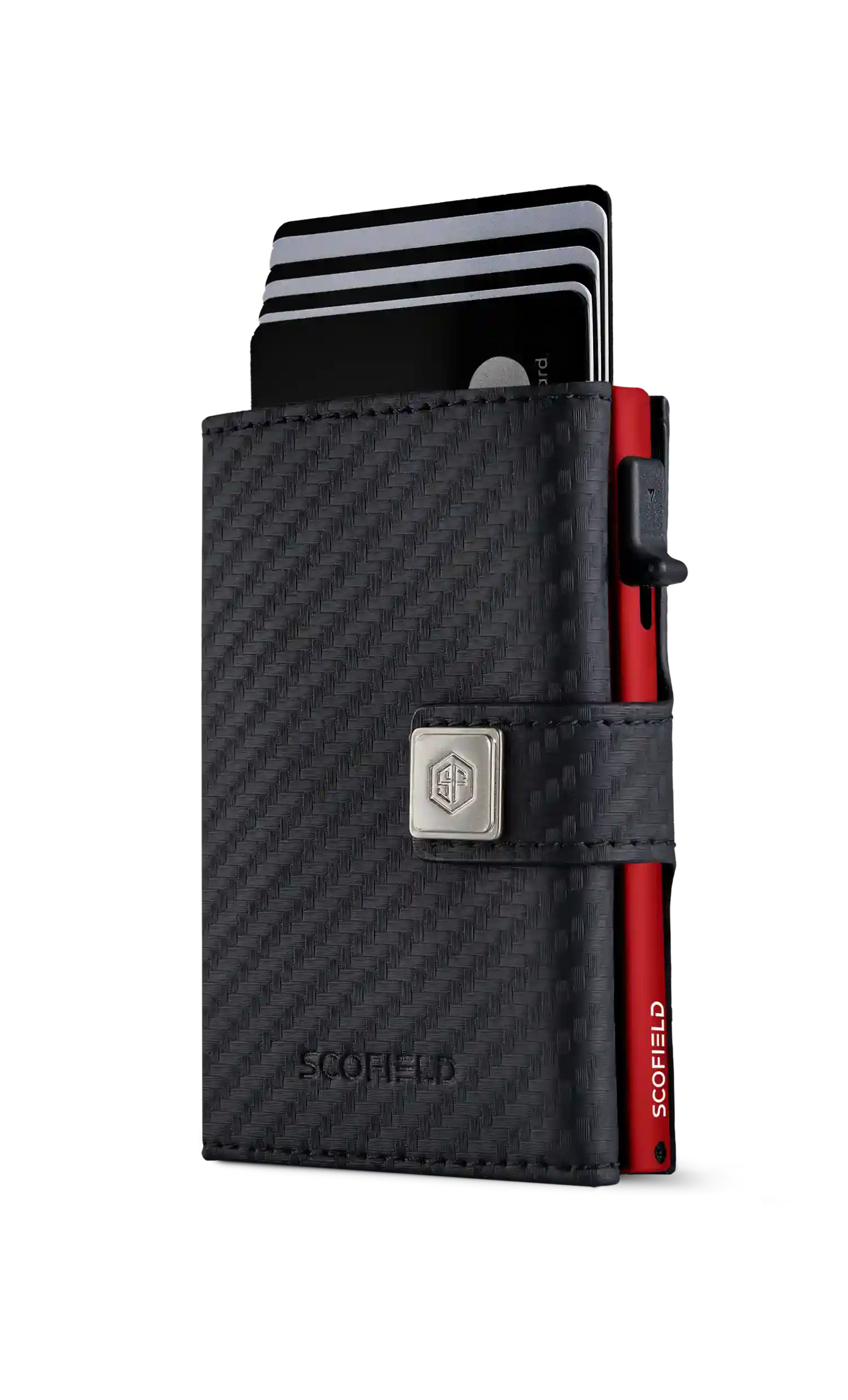 Carbon - Cherry Red, Ohne Münzfach,
Carbon - Cherry Red, Münzfach Mini,
Carbon - Cherry Red, Münzfach Max